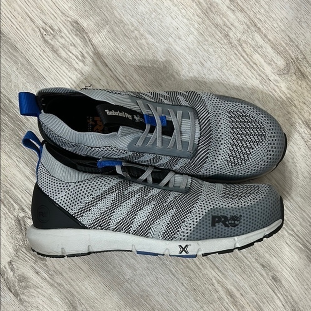 Timberland PRO Gray and Blue Men's Shoes